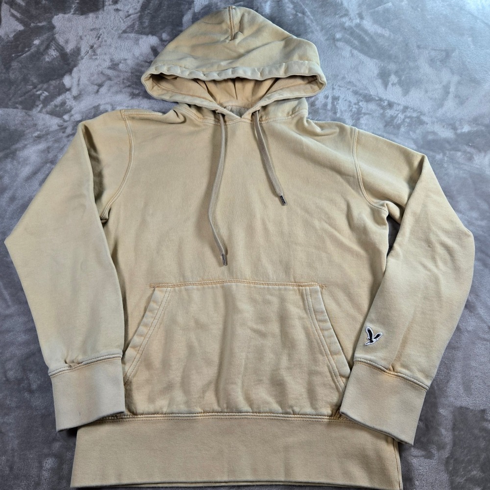 American Eagle Outfitters Super Soft Hoodie Y2K Tan Beige Pullover Sweatshirt XS